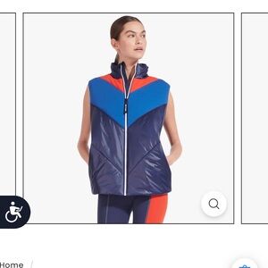 Colorblock Women's Puffer Vest